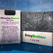 Living Libations Cleansing Charcoal Soap 120g